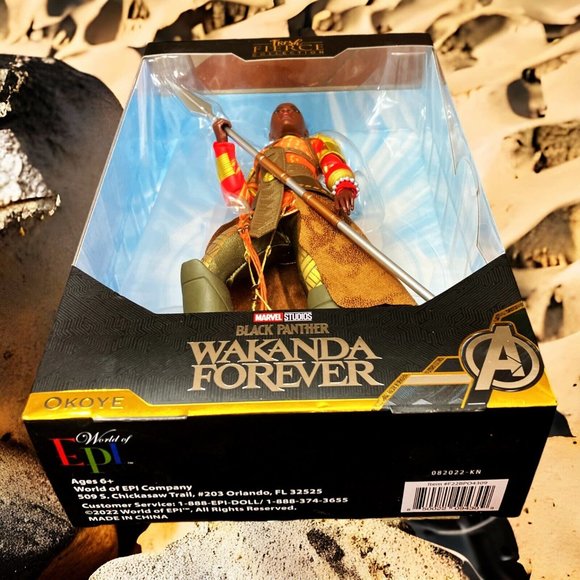 Marvel Black Panther Wakanda Forever Okoye 13” Fashion Doll Action Figure Sealed - Picture 6 of 6